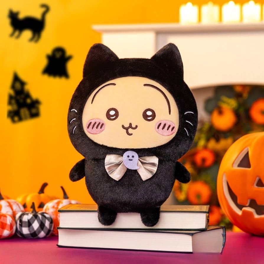 Amazon.co.jp: 【公式】ちい'かわ 黒猫のぬいぐるみ ハロウィン